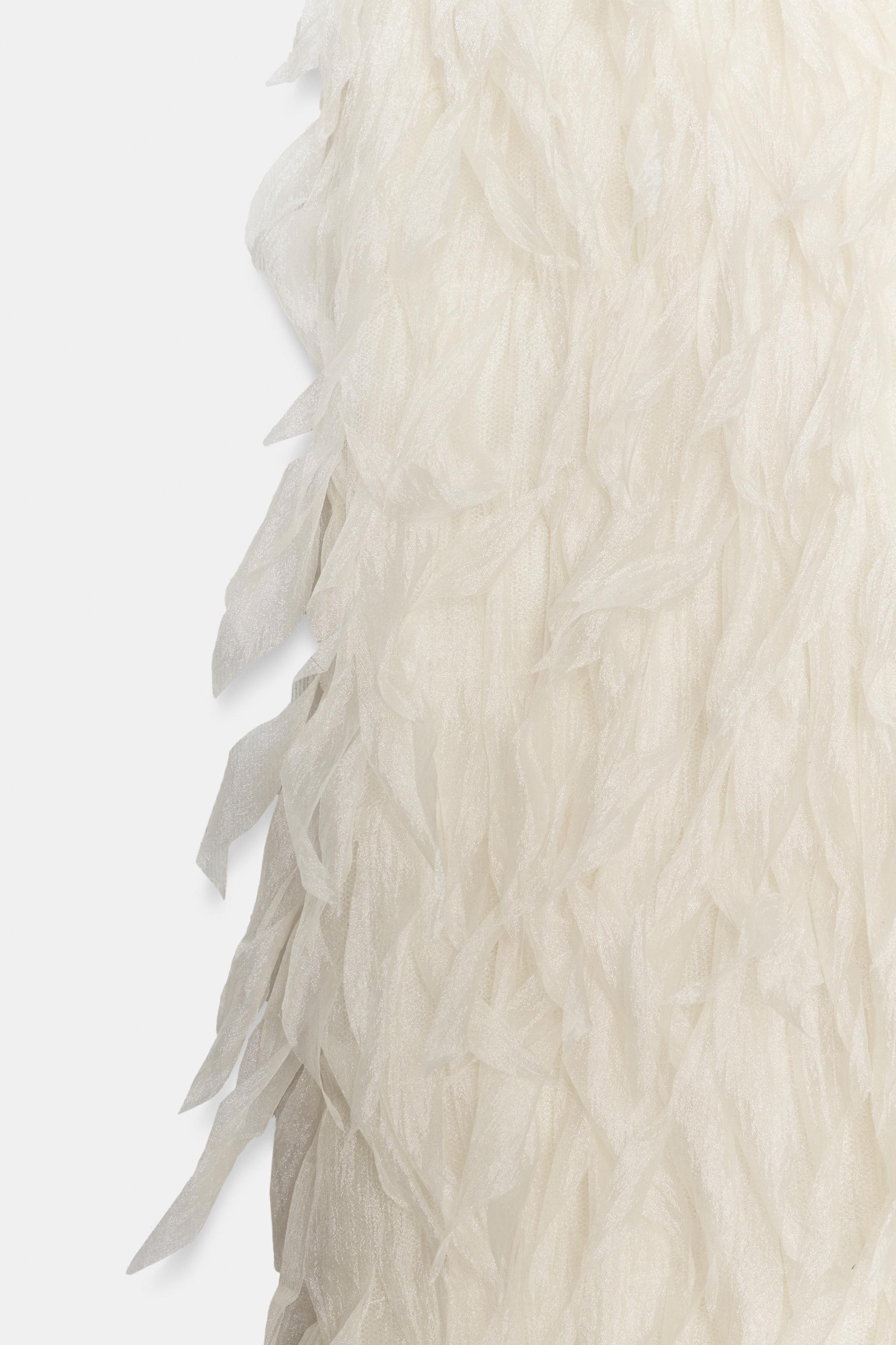 FEATHER SKIRT ZW COLLECTION LIMITED EDITION